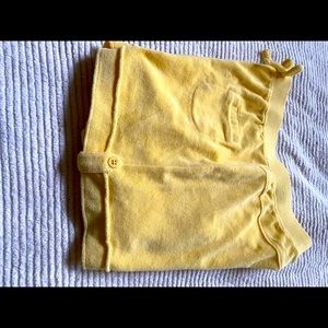 Terry cloth girls shorts